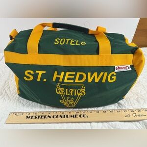 Vintage Green & Yellow Celtics Duffel Bag Amerisport